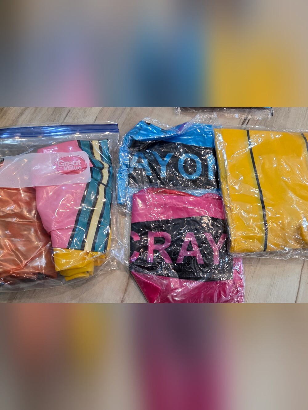 Pink & Blue Colorblock Kids Bottoms